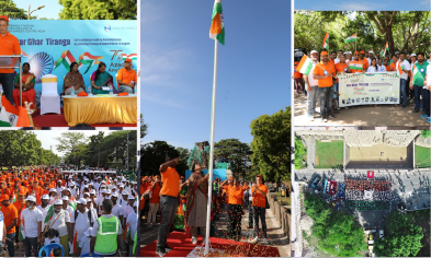 RNTBCI Celebrates 75 years of Indian Independence at UNESCO World Heritage Site - Mamallapuram