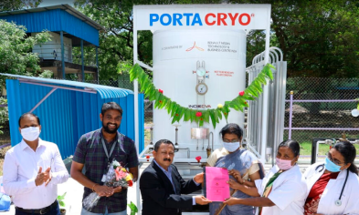 RNTBCI CSR donates liquid metal oxygen tank to government peripheral hospital