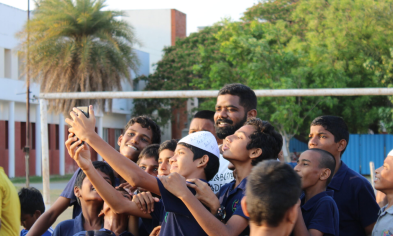 RNTBCI CSR Initiative: Just for Kicks A friendly football match between employees and school children